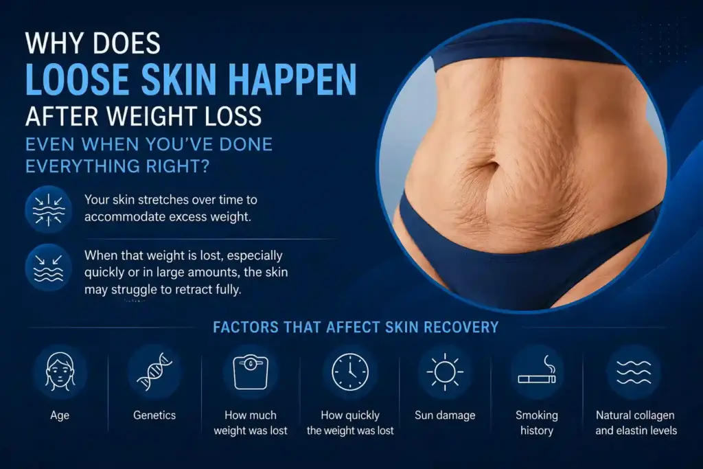 Why Does Loose Skin Happen After Weight Loss Even When You’ve Done Everything Right Bridgnorth?