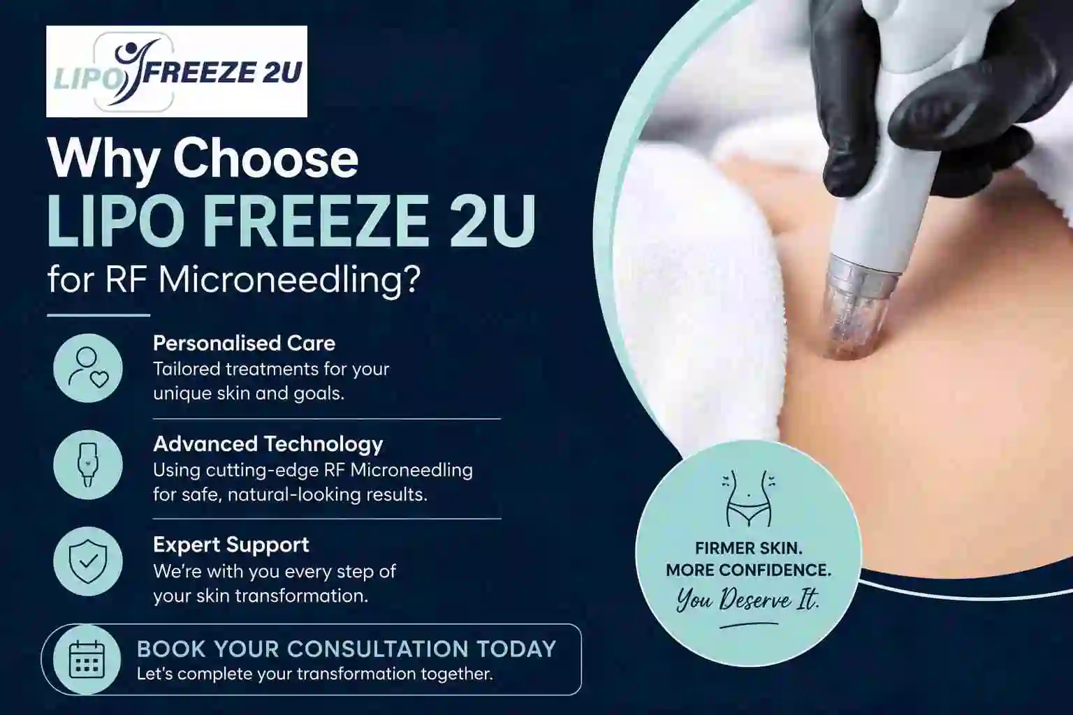 Why Choose LIPO FREEZE 2U for RF Microneedling Bridgnorth?
