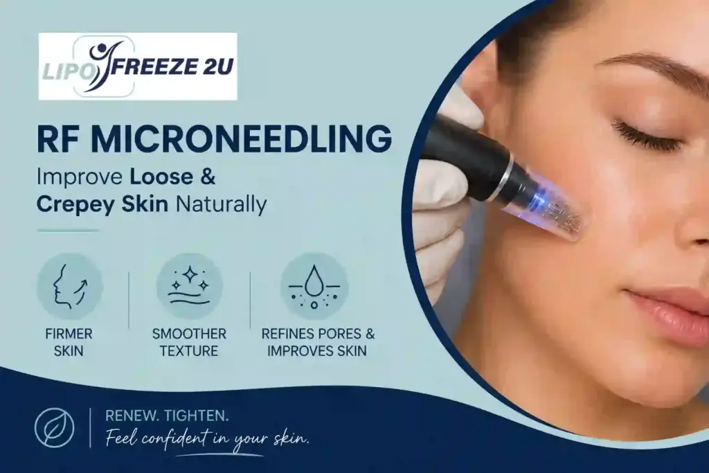 Can RF Microneedling Help Improve Loose and Crepey Skin Bridgnorth?